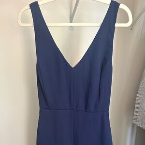 NWOT Aritzia Wilfred Ecoulement V Jumpsuit in Classic Navy (Size 10)
